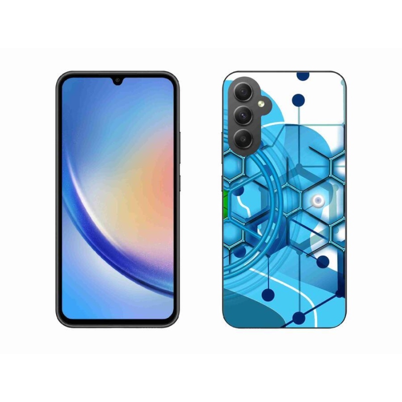 Gél tok mmCase Samsung Galaxy A34 5G - absztrakt minta 2