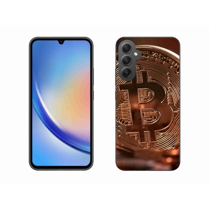 Gél tok mmCase a Samsung Galaxy A34 5G számára - bitcoin