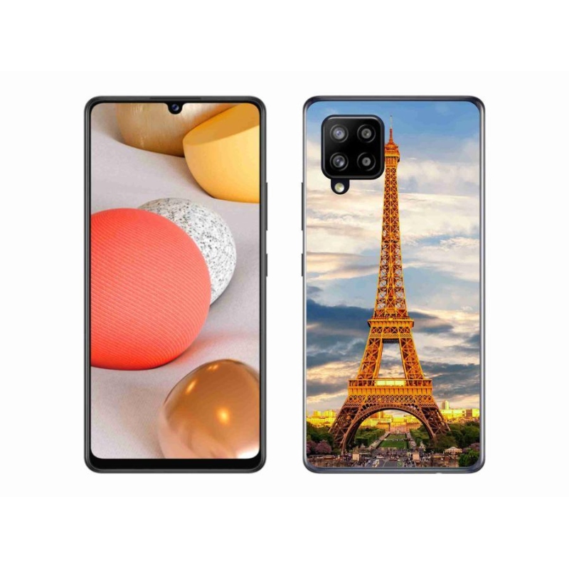 Gél tok mmCase Samsung Galaxy A42 5G - eiffel torony 3