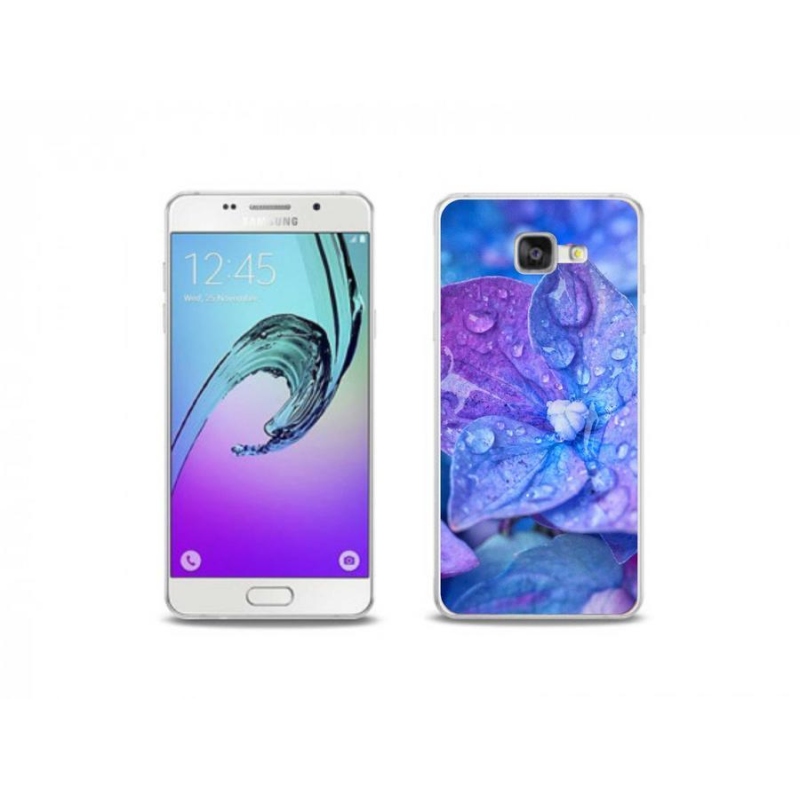 Zselés tok mmCase Samsung Galaxy A5 (2016) - lila virág