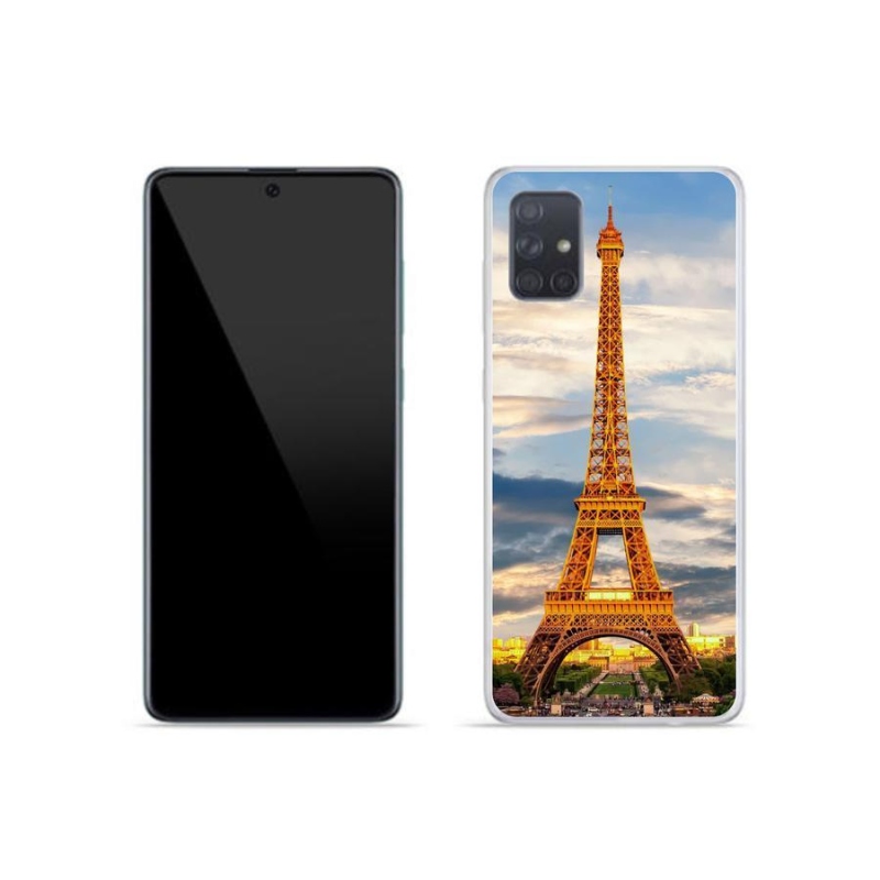 Gél tok mmCase Samsung Galaxy A51 készülékhez - eiffel torony 3