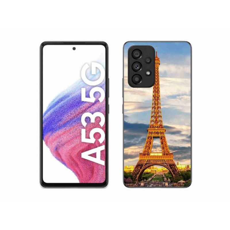 Gél tok mmCase Samsung Galaxy A53 5G - eiffel torony 3