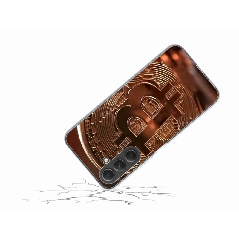 Gél tok mmCase a Samsung Galaxy A54 5G számára - bitcoin