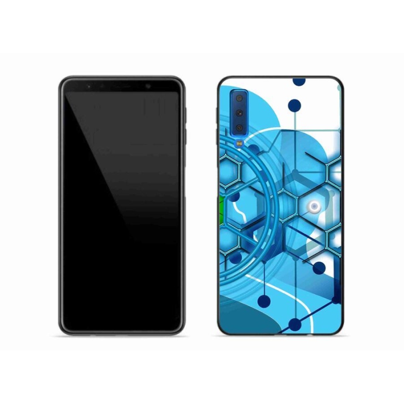 Gél tok mmCase Samsung Galaxy A7 (2018) - absztrakt minta 2