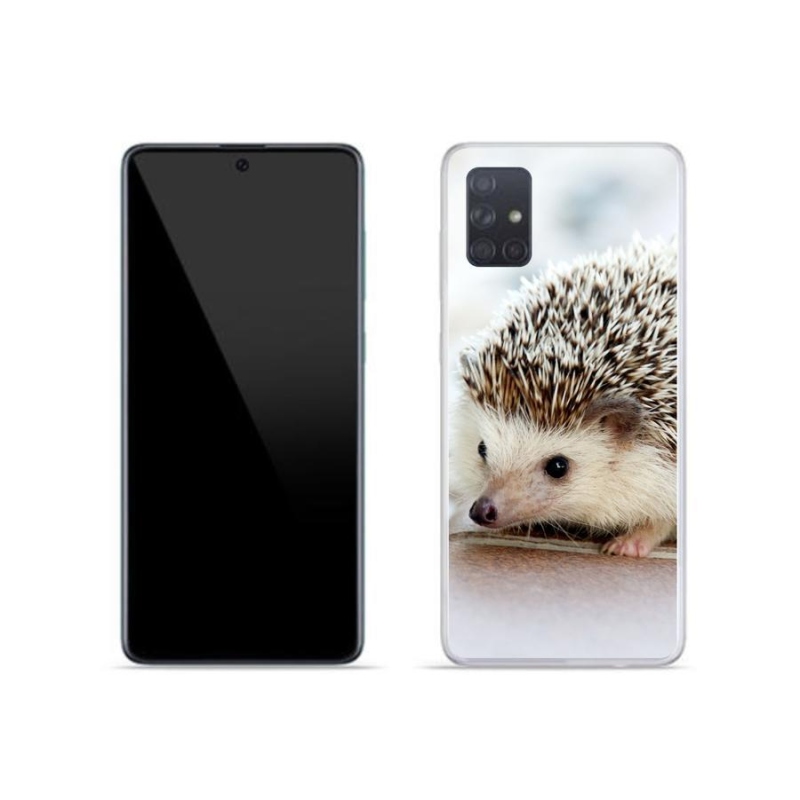 Gél tok mmCase a Samsung Galaxy A71 készülékhez - sündisznó