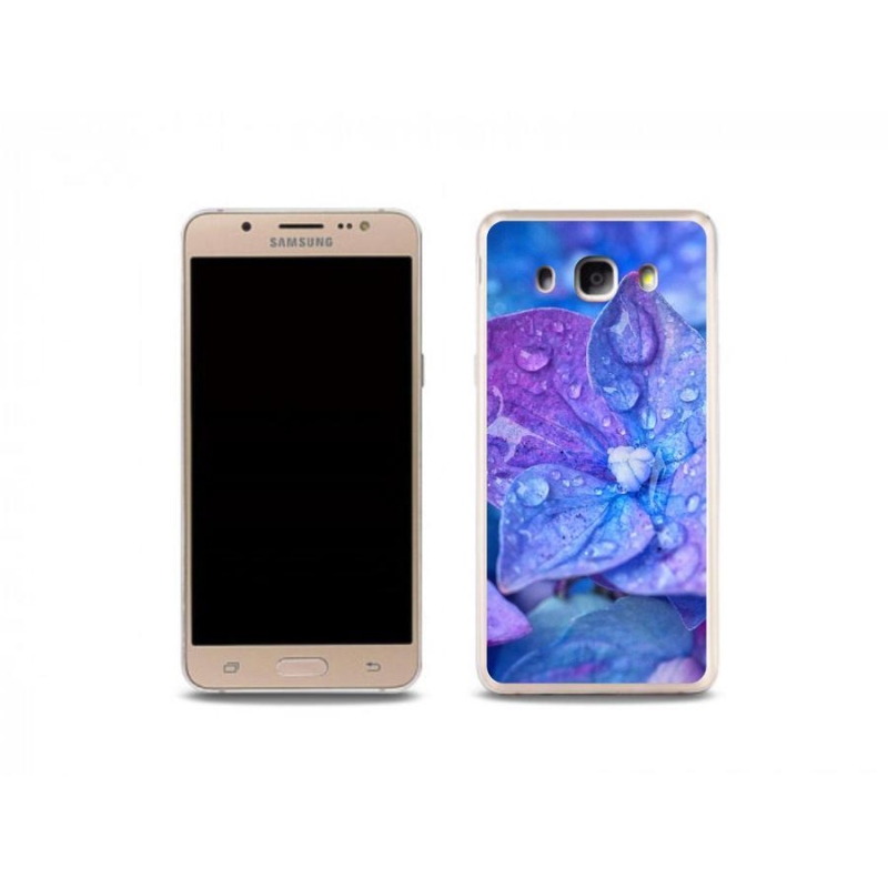Gél tok mmCase Samsung Galaxy J5 (2016) - lila virág