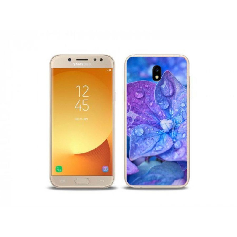 Gél tok mmCase a Samsung Galaxy J5 (2017) - lila virág