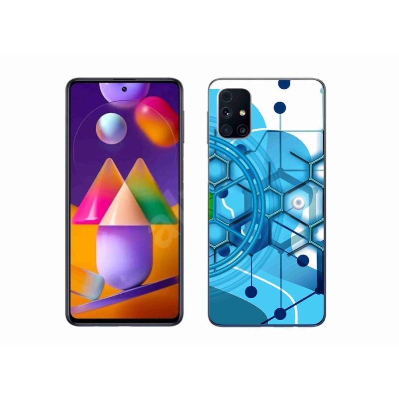 Gél tok mmCase Samsung Galaxy M31s készülékhez - absztrakt minta 2