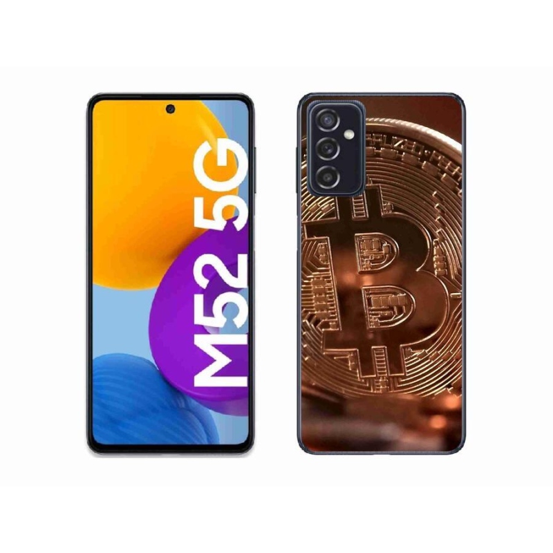 Gél tok mmCase a Samsung Galaxy M52 5G számára - bitcoin