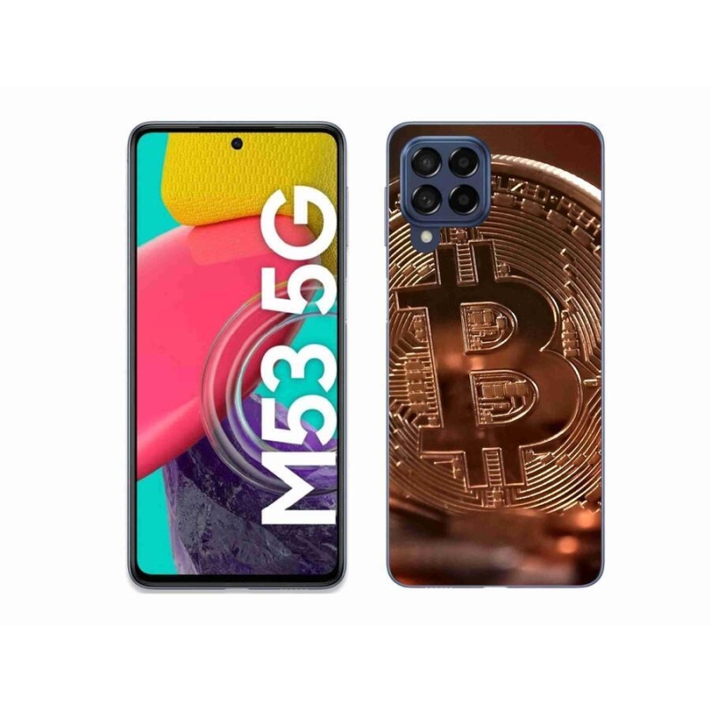 Gél tok mmCase a Samsung Galaxy M53 5G számára - bitcoin