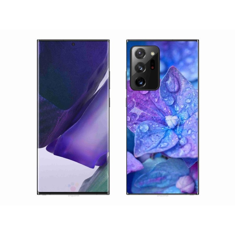 Gél tok mmCase a Samsung Galaxy Note 20 Ultra készülékhez - lila virág