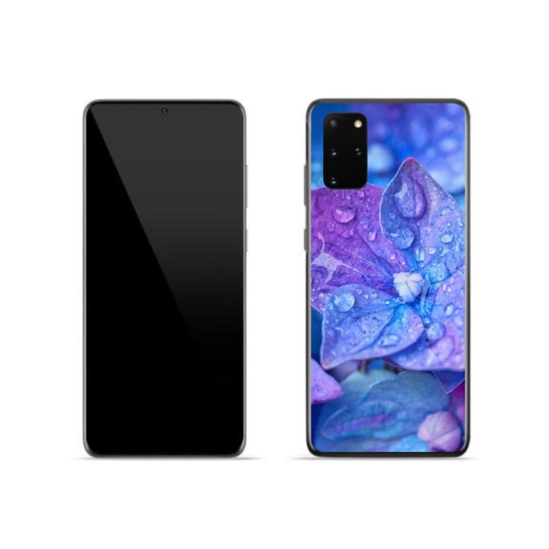 Gél tok mmCase Samsung Galaxy S20 Plus készülékhez - lila virág
