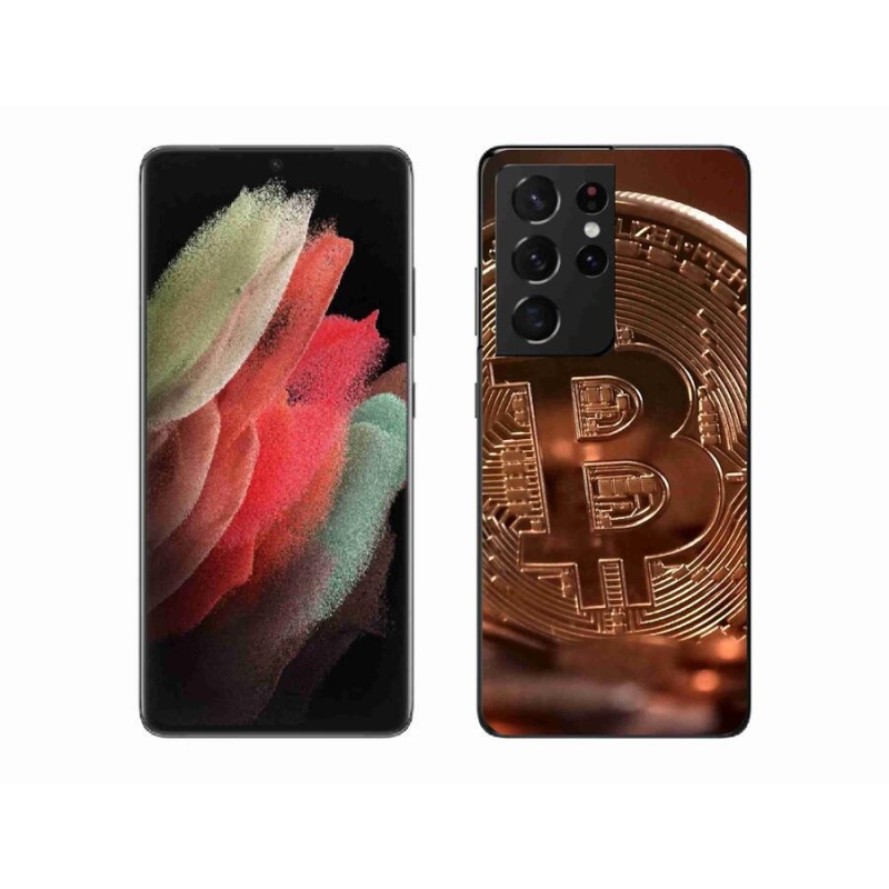 Gél tok mmCase a Samsung Galaxy S21 Ultra 5G számára - bitcoin