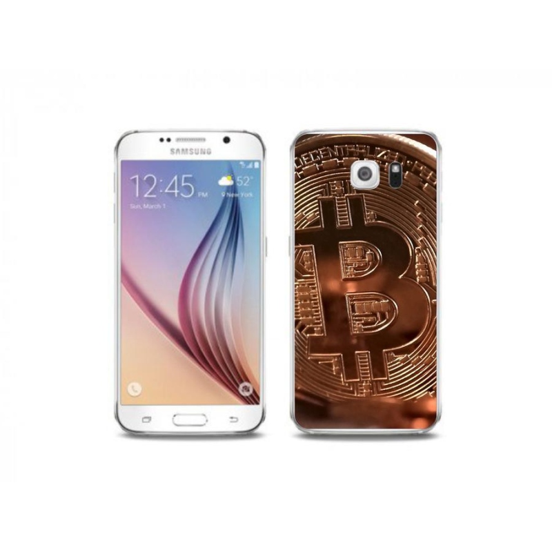 Gél tok mmCase a Samsung Galaxy S6 Edge készülékhez - bitcoin