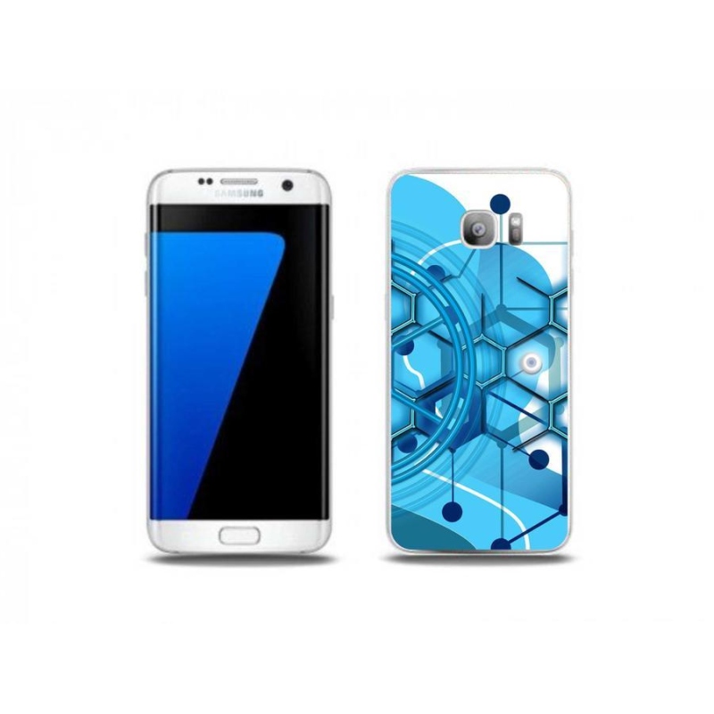 Gél tok mmCase Samsung Galaxy S7 Edge készülékhez - absztrakt minta 2