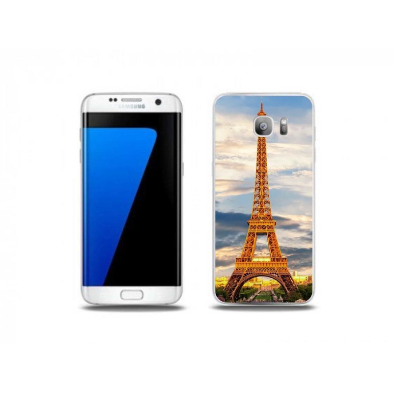 Gél tok mmCase Samsung Galaxy S7 Edge készülékhez - eiffel torony 3