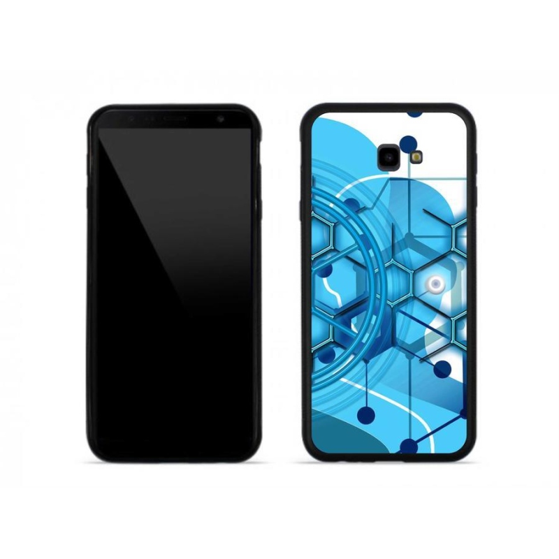 Gél tok mmCase a Samsung J4 Plus számára - absztrakt minta 2