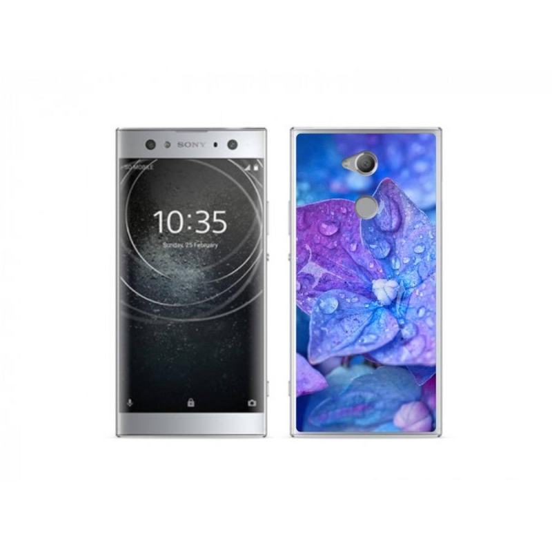 Gél tok mmCase a Sony Xperia XA2 Ultra készülékhez - lila virág