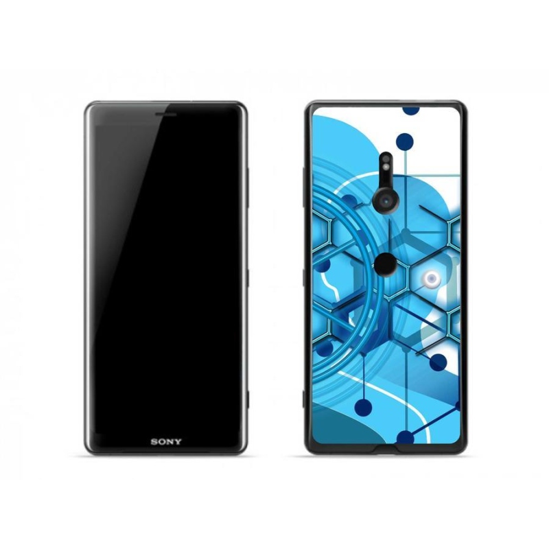 Gél tok mmCase a Sony Xperia XZ3-hoz - absztrakt minta 2