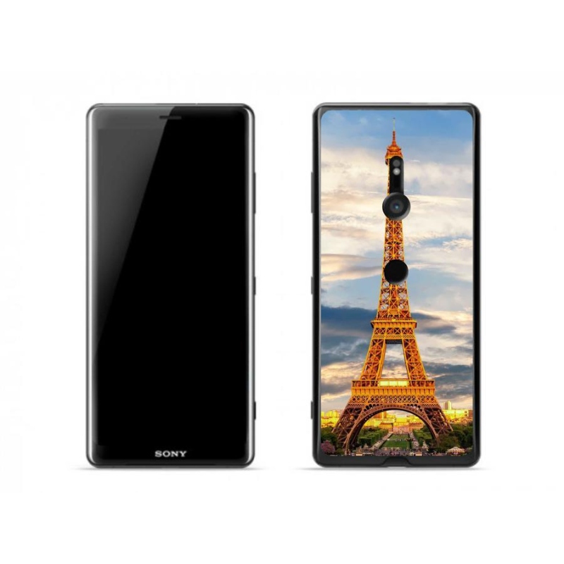 Gél tok mmCase a Sony Xperia XZ3-hoz - eiffel torony 3