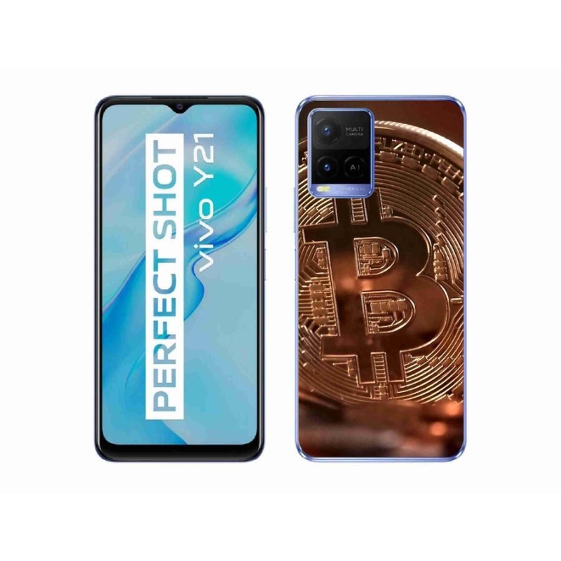 Gél tok mmCase a Vivo Y21/Y21s/Y33s számára - bitcoin