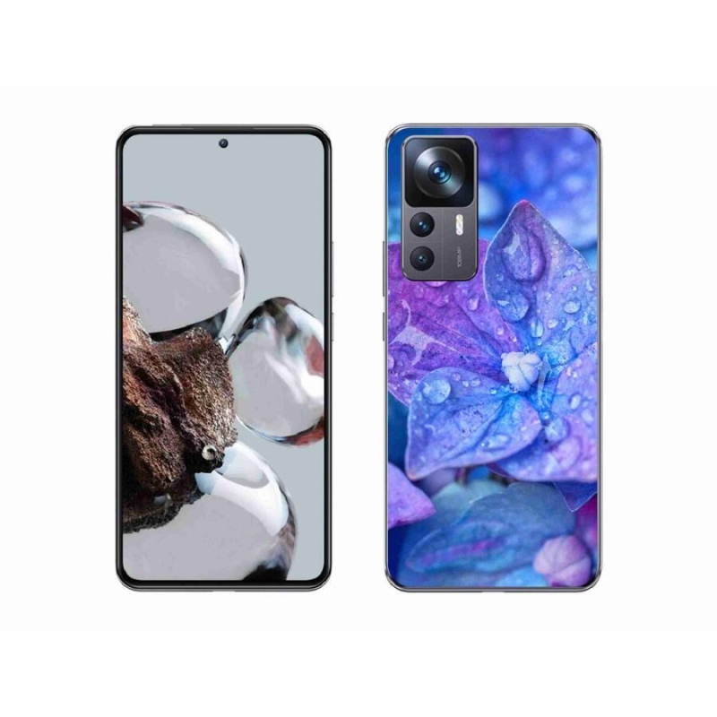 Gél tok mmCase a Xiaomi 12T-hez - lila virág