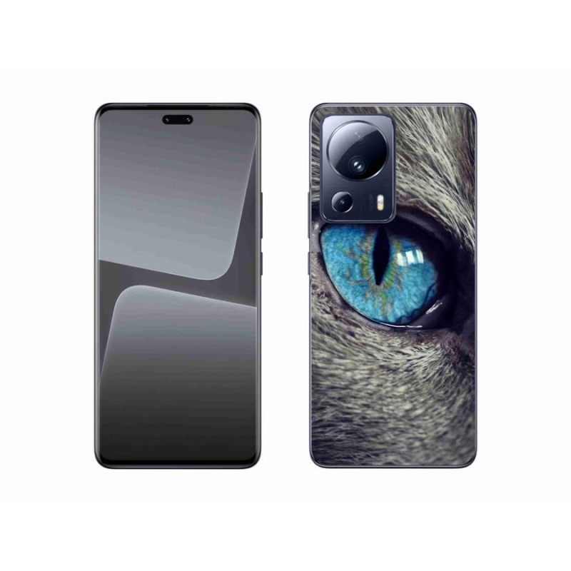 Gél tok mmCase a Xiaomi 13 Lite-hoz - kék macskaszem