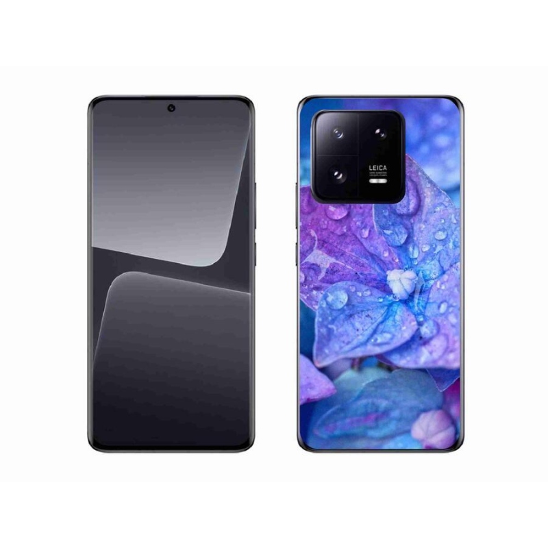 Gél tok mmCase a Xiaomi 13 Pro számára - lila virág