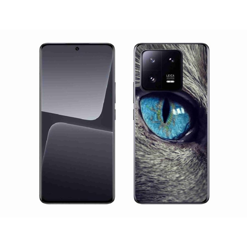 Gél tok mmCase a Xiaomi 13 Pro-hoz - kék macskaszem