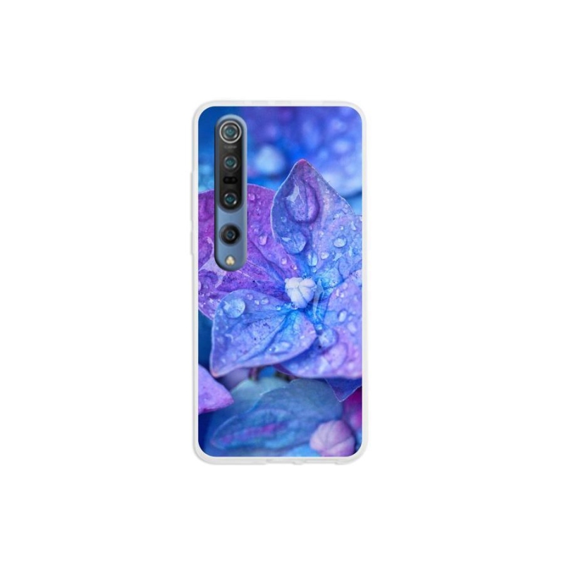 Gél tok mmCase a Xiaomi Mi 10 készülékhez - lila virág