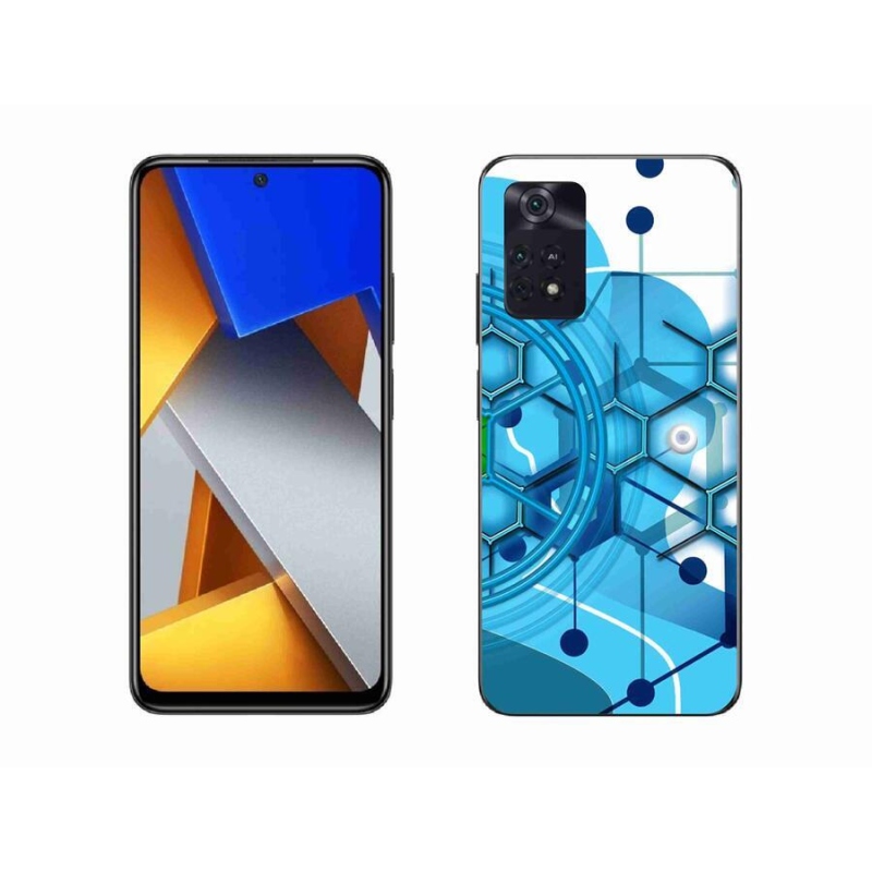 Gél tok mmCase a Xiaomi Poco M4 Pro 4G-hez - absztrakt minta 2