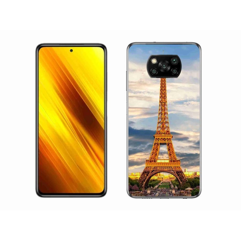 Gél tok mmCase a Xiaomi Poco X3 Pro számára - eiffel torony 3