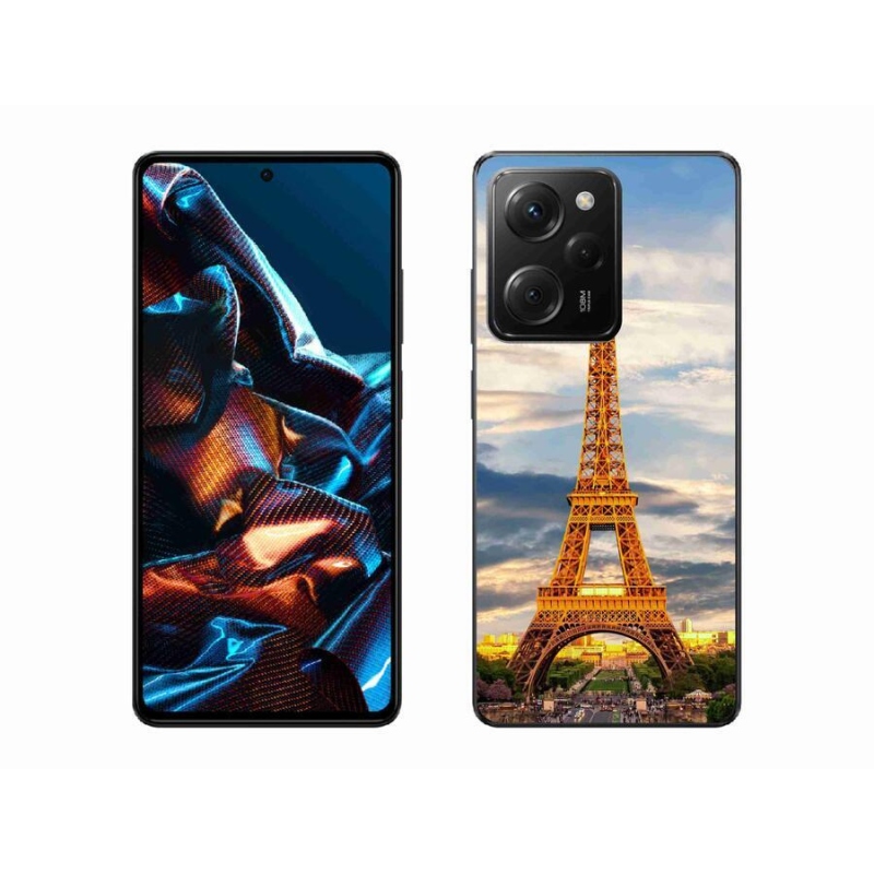 Gél tok mmCase a Xiaomi Poco X5 Pro 5G számára - eiffel torony 3