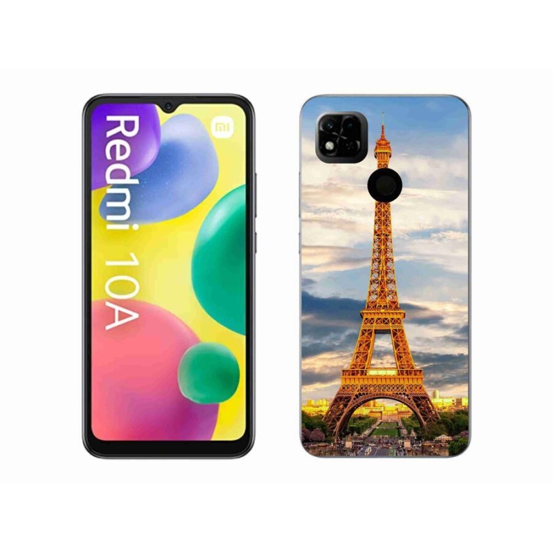 Gél tok mmCase a Xiaomi Redmi 10A számára - eiffel torony 3