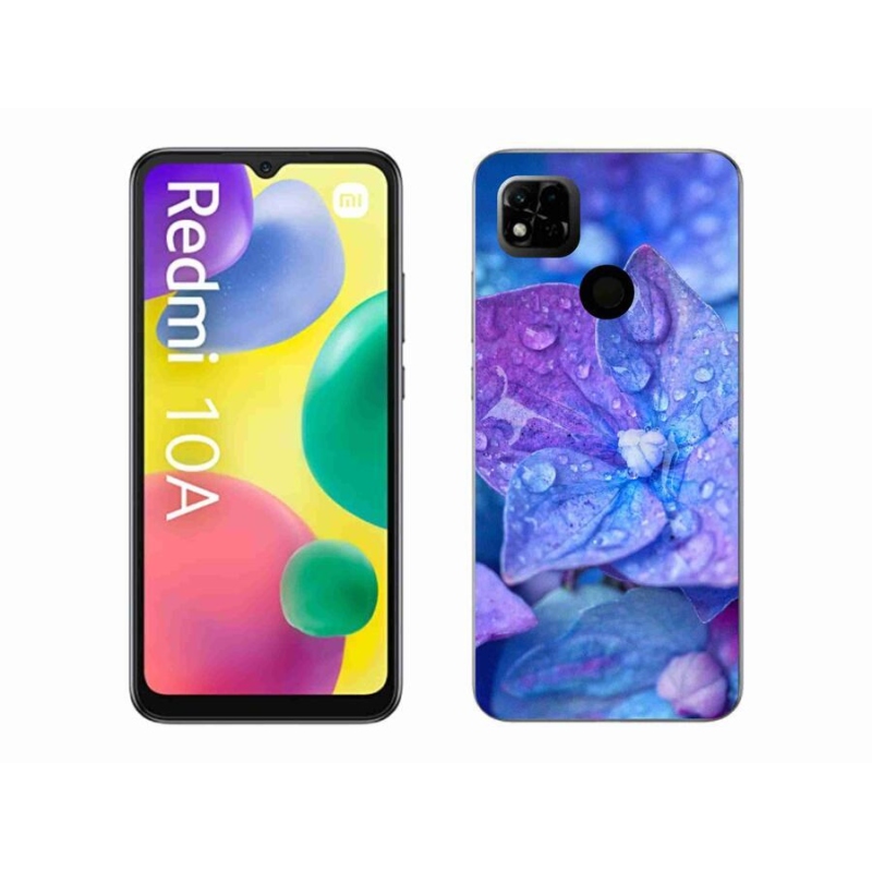 Gél tok mmCase a Xiaomi Redmi 10A számára - lila virág