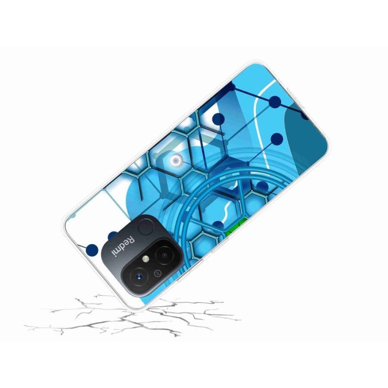 Gél tok mmCase a Xiaomi Redmi 12C-hez - absztrakt minta 2