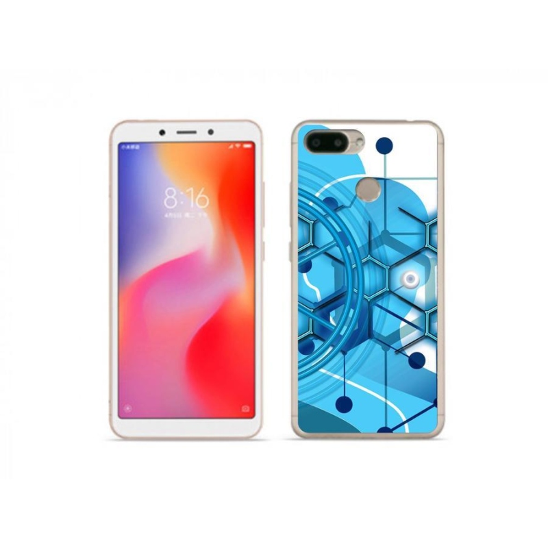 Gél tok mmCase a Xiaomi Redmi 6-hoz - absztrakt minta 2