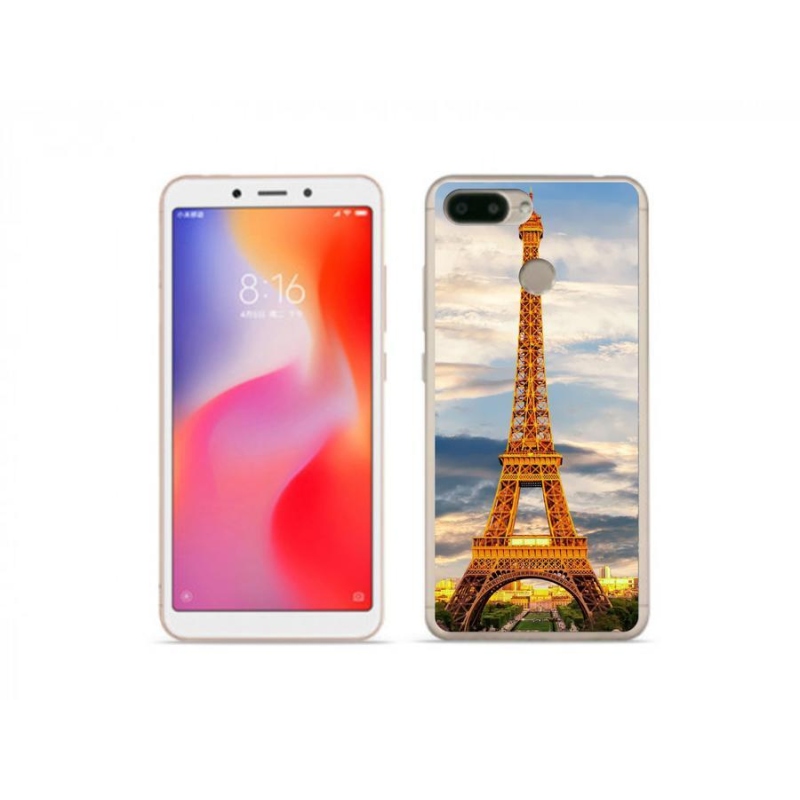 Gél tok mmCase a Xiaomi Redmi 6 számára - eiffel torony 3