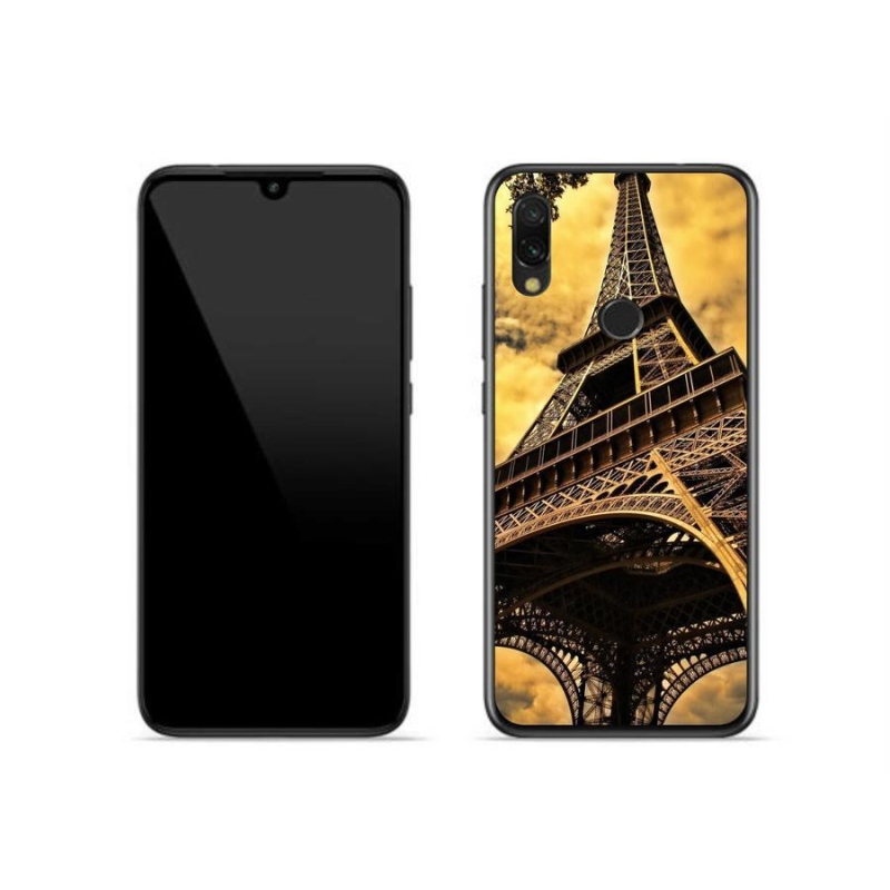 Gél tok mmCase a Xiaomi Redmi 7-hez - eiffel torony