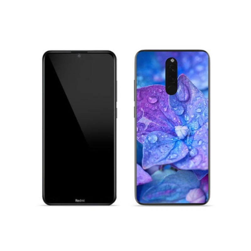 Gél tok mmCase a Xiaomi Redmi 8-hoz - lila virág