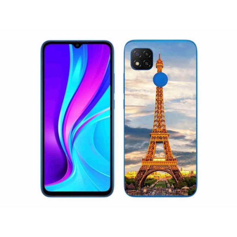 Gél tok mmCase a Xiaomi Redmi 9C-hez - eiffel torony 3