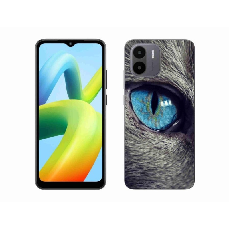 Gél tok mmCase a Xiaomi Redmi A1/Redmi A2 készülékhez - kék macskaszem