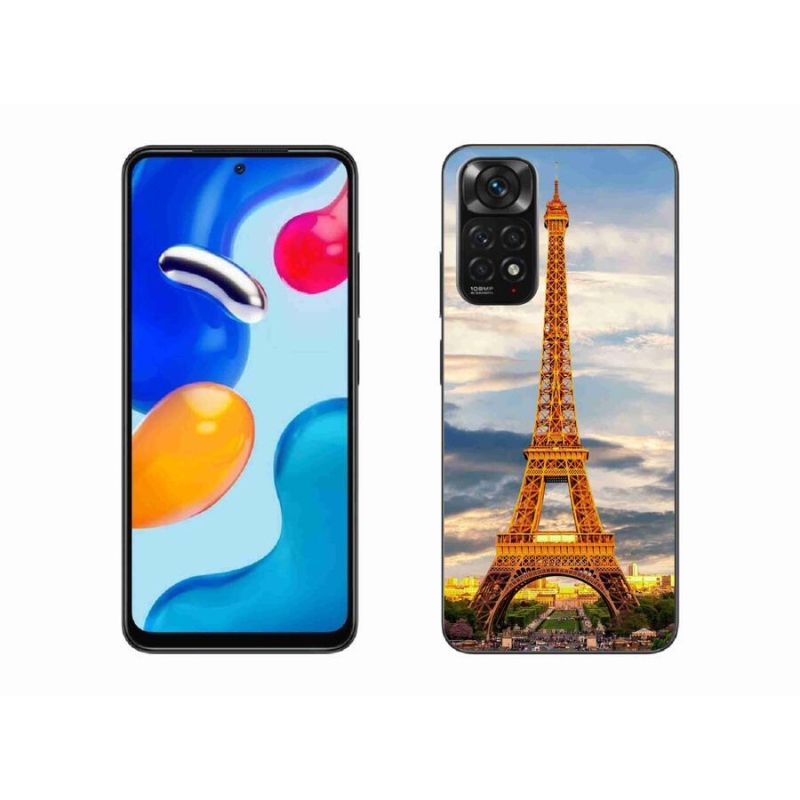 Gél tok mmCase a Xiaomi Redmi Note 11 4G-hez - eiffel torony 3