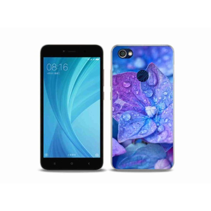 Gél tok mmCase a Xiaomi Redmi Note 5A Prime-hoz - lila virág