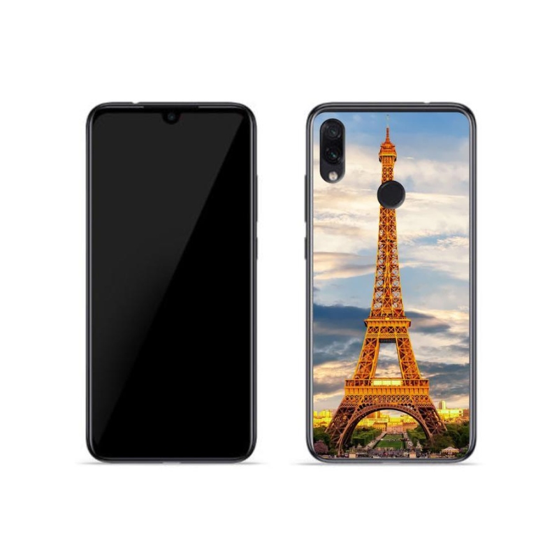 Gél tok mmCase a Xiaomi Redmi Note 7-hez - eiffel torony 3
