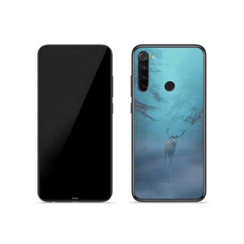 Gél tok mmCase a Xiaomi Redmi Note 8T számára - szarvas a ködben
