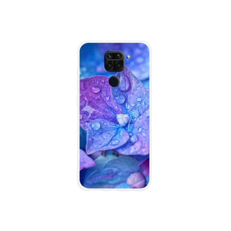 Gél tok mmCase a Xiaomi Redmi Note 9 készülékhez - lila virág