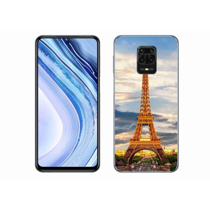Gél tok mmCase a Xiaomi Redmi Note 9S-hez - eiffel torony 3
