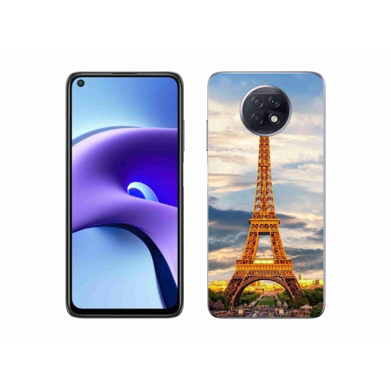 Gél tok mmCase a Xiaomi Redmi Note 9T 5G számára - eiffel torony 3