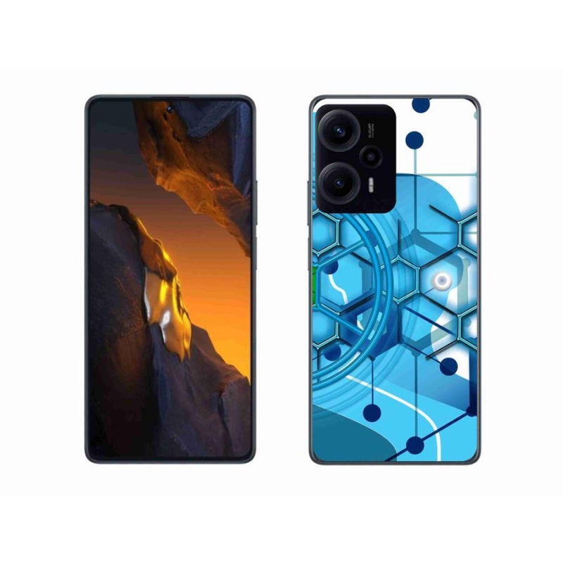 Gél tok mmCase a Xiaomi Poco F5 készülékhez - absztrakt minta 2